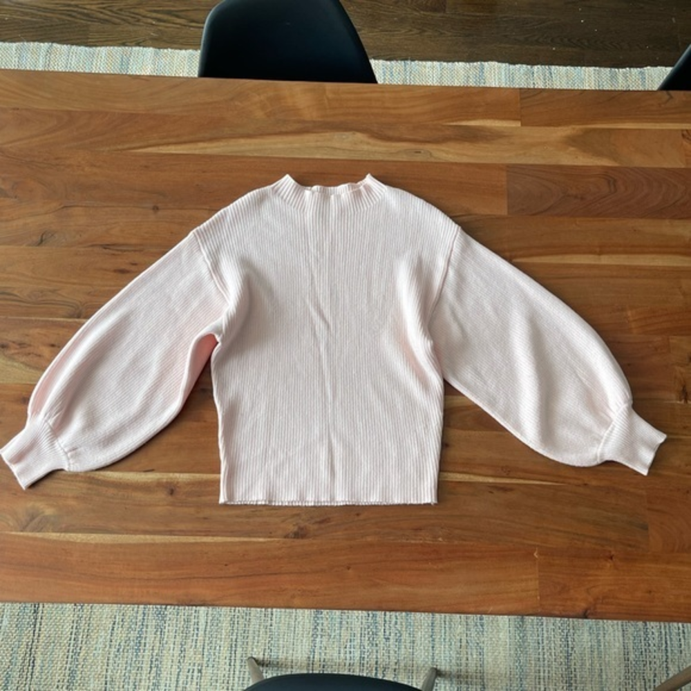Moodie ballon‎ sleeve sweater - pink